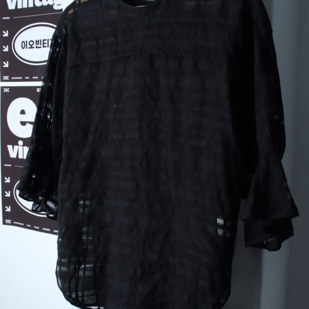 W(S-M) 더아이잗 반팔 카라 티셔츠 셔츠 남방 블라우스-H35959