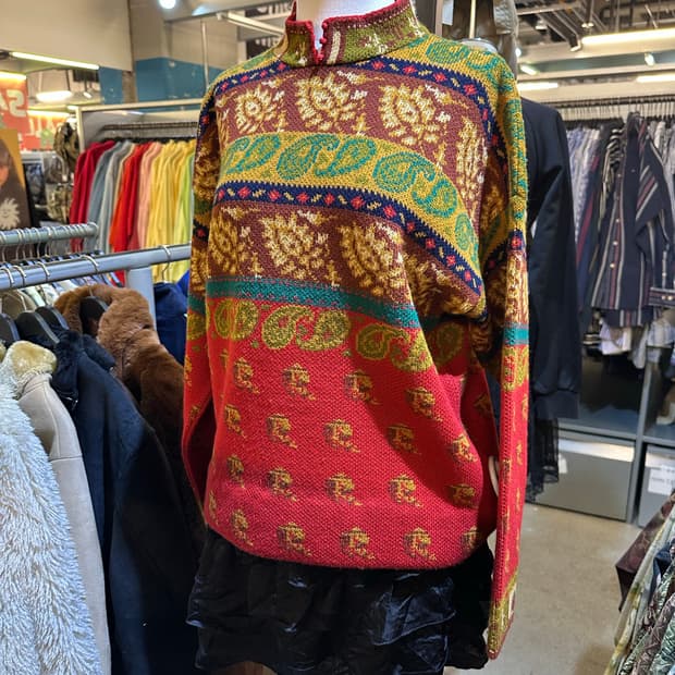 KENZO 겐조 오리엔탈 에스닉니트