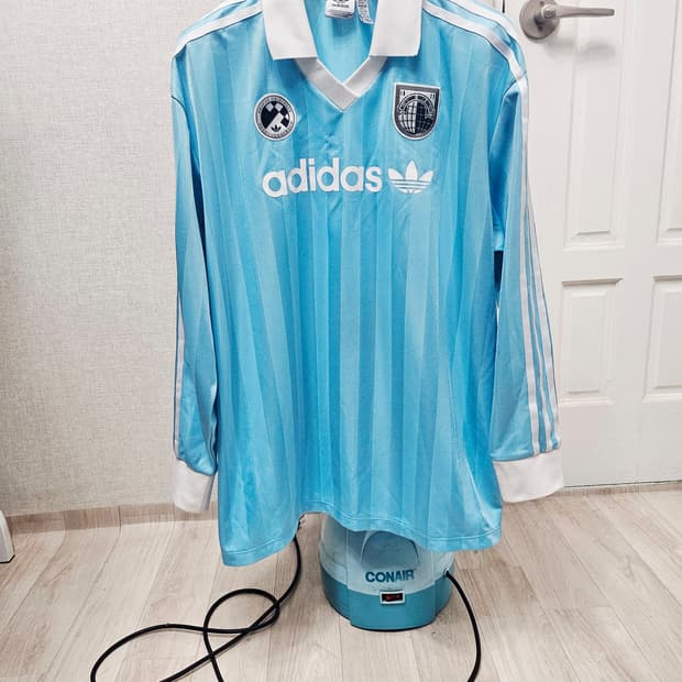 (95~100)M-L☆초대장급☆아디다스파이어버드싸커[아쿠아]롱슬리브긴팔티