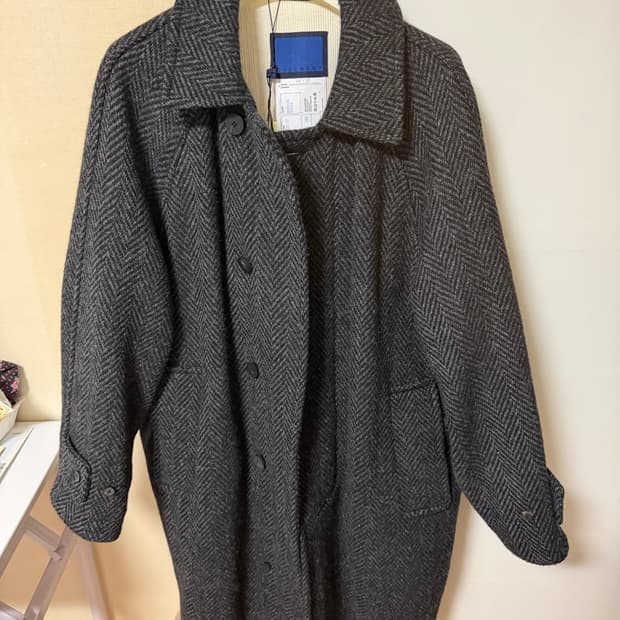 도큐먼트 도네갈트위드 발마칸 코트 L