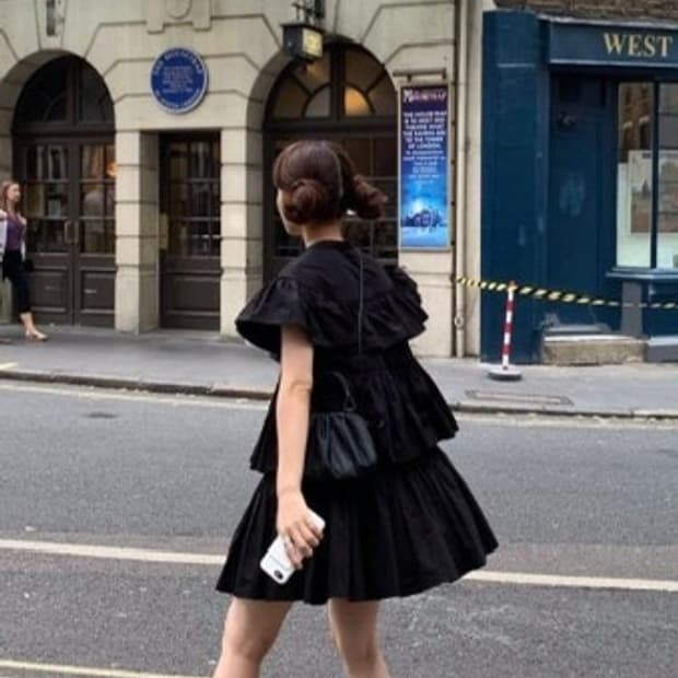 드레스21 먹구름 블랙