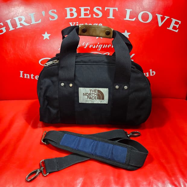 노스페이스 나일론 미니 패치 보스턴백