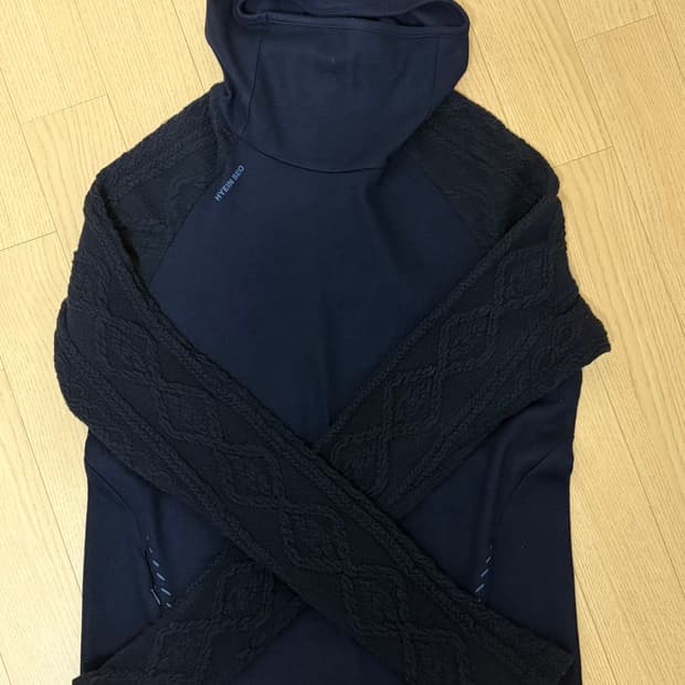 혜인서 테크울 후디 w/글러브 네이비 3