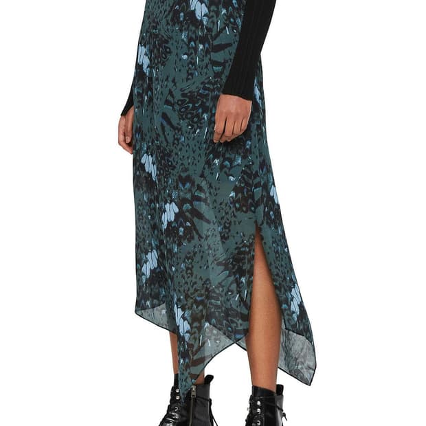 [uk4,us0,eu32] 올세인츠 쉬폰 비스코스 스커트