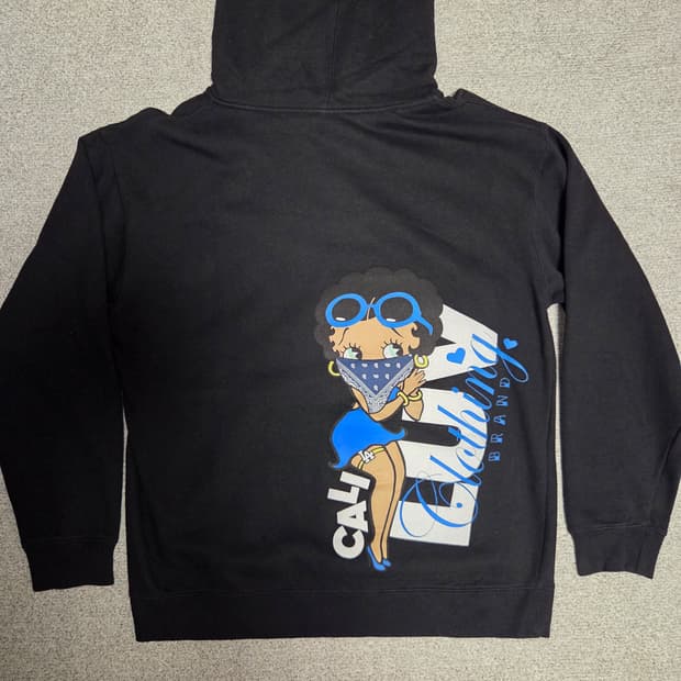 Standard Supply 빈티지 베티붑 기모 후드집업 L(100)