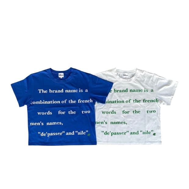 deaile logo front tee 새상품