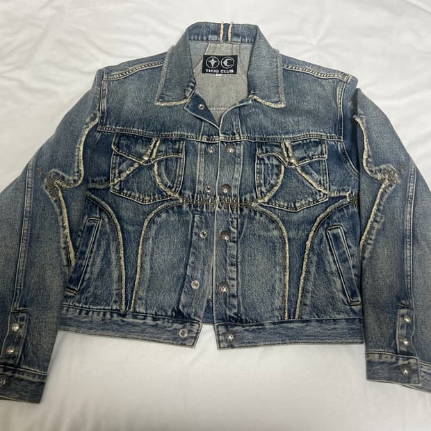 떠그클럽 청자켓 L