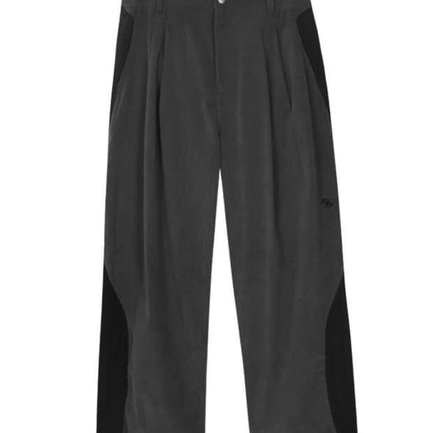 (1) 산산기어 코듀로이 팬츠 차콜 블랙