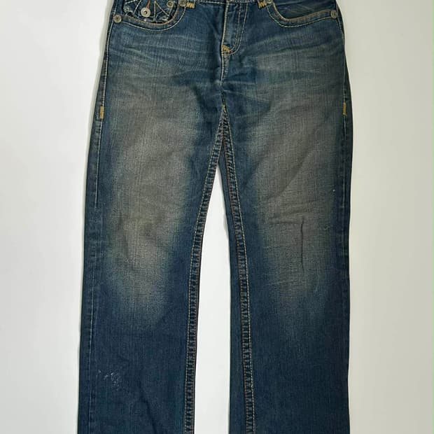 [32] 트루릴리젼 플랩 포켓 빈티지 데님 팬츠