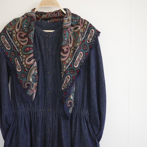 유니클로 데님 셔츠 원피스