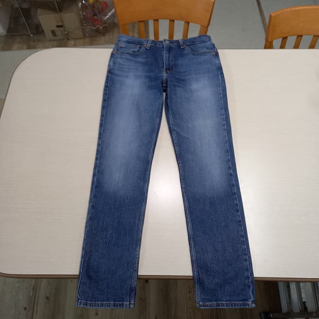 31 리바이스511 워싱 스판 슬림일자진 31-505