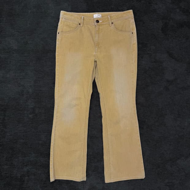 wrangler 부츠컷 샌드 데님 팬츠