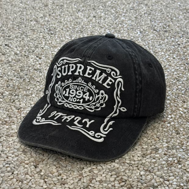 슈프림 이태리 6패널 캡 25fw