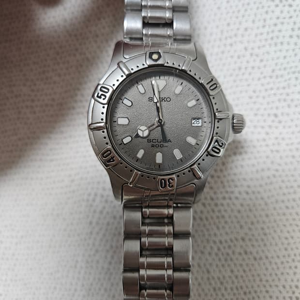 Seiko 스쿠버 다이버 Scuba Quartz 빈티지 쿼츠 시계