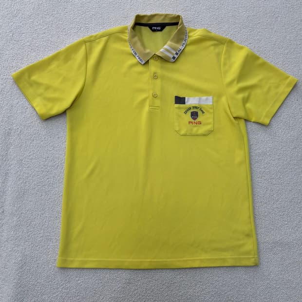 100 핑 반팔 카라 티셔츠 0311E