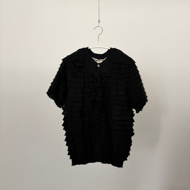 Hairy Layer Ruffle Blouse