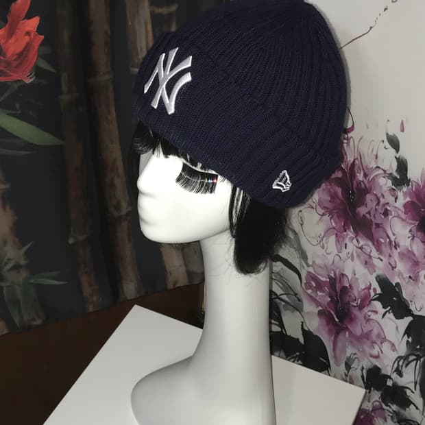 MLB 뉴욕 양키스 빅 립 커프 네이비 비니