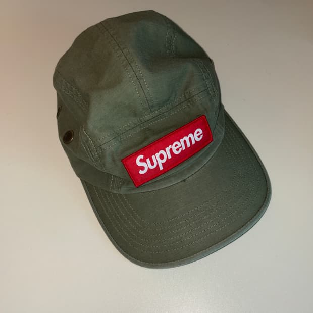 슈프림 밀리터리 캠프캡 올리브