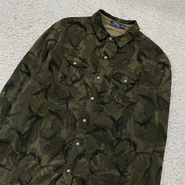 [105] 폴로 랄프로렌 카모퀼팅셔츠