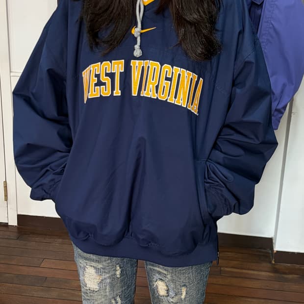 J44 나이키 팀 웨스트 버지니아 웜업 L