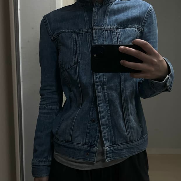 헬무트랭 데님 자켓