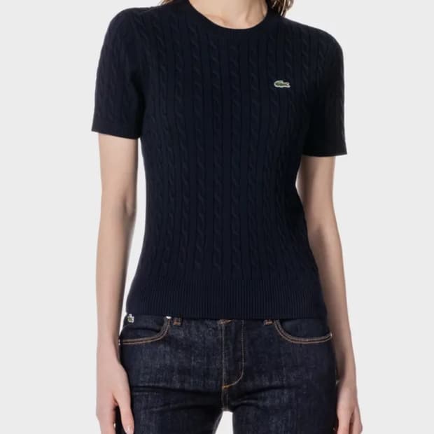 라코스테 니트 반팔티