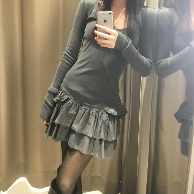 Zara 자라 원피스 그레이