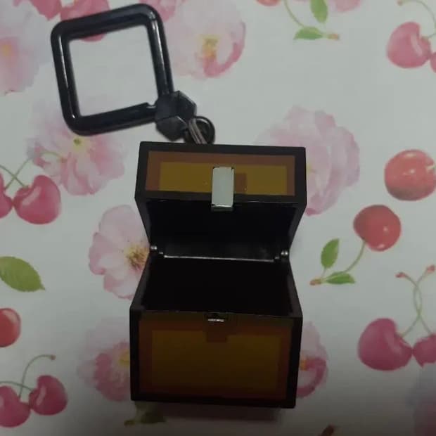 고전 마인크래프트 박스 상자 키링 희귀 한정판 빈티지