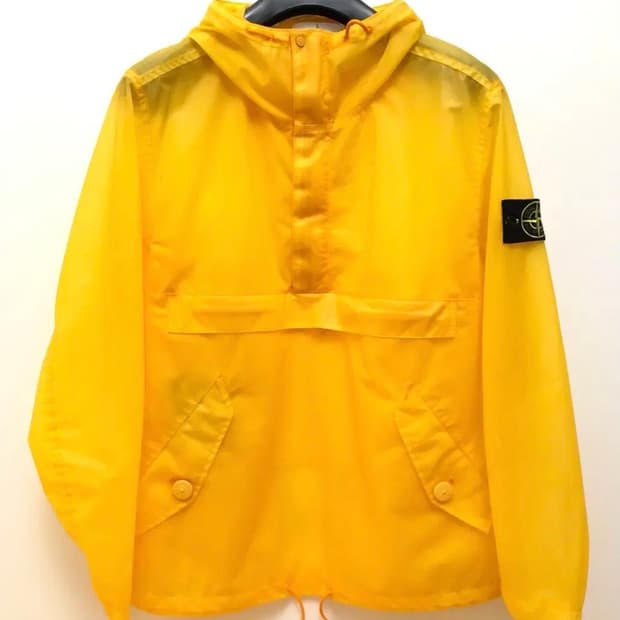 스톤아일랜드X슈프림 폴리 커버 아노락