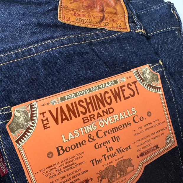 [32 x 32] 프리휠러스 601xx 1947 원워시 데님 새제품