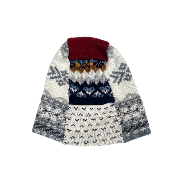 꼼데가르송 노르딕 패턴 비니 