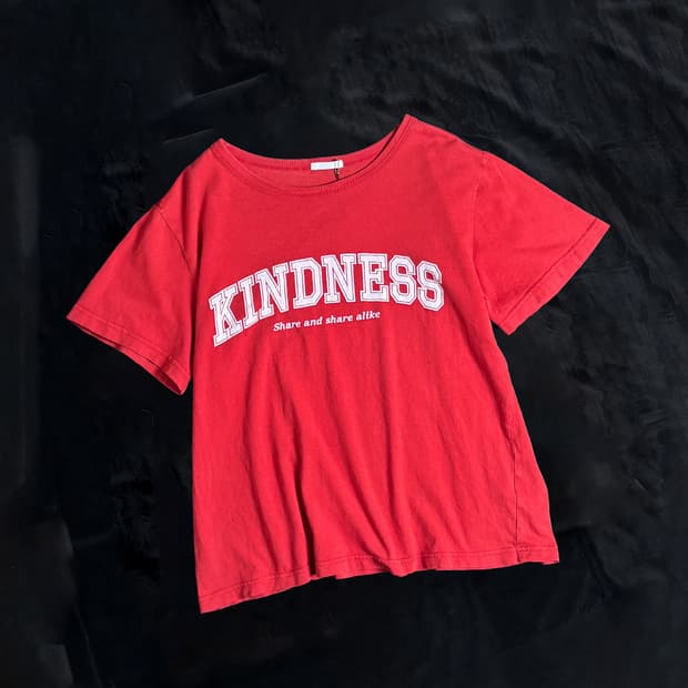 일본빈티지 GU  kindness 티셔츠