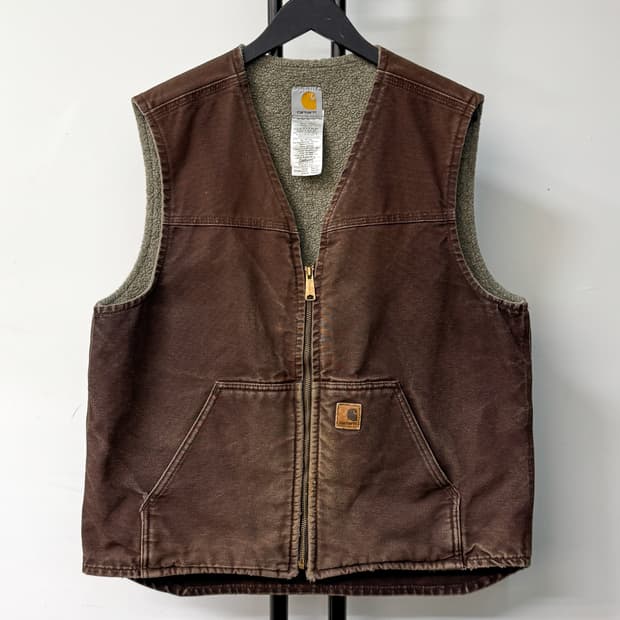 칼하트 V26 DKB 쉐르파 캔버스 베스트