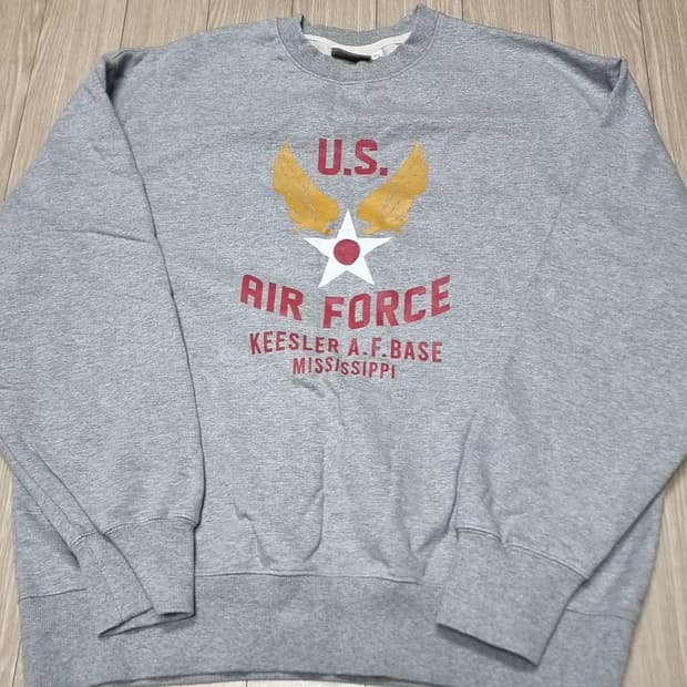 아웃스탠딩 U.S. 에어포스 맨투맨 그레이(xl)