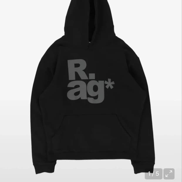 더콜디스트모먼트 RAG 후드티 블랙 L