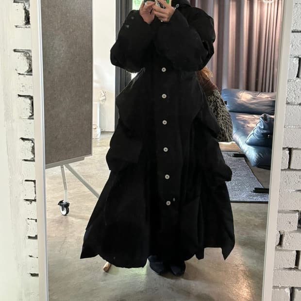 요지야마모토 롱패딩