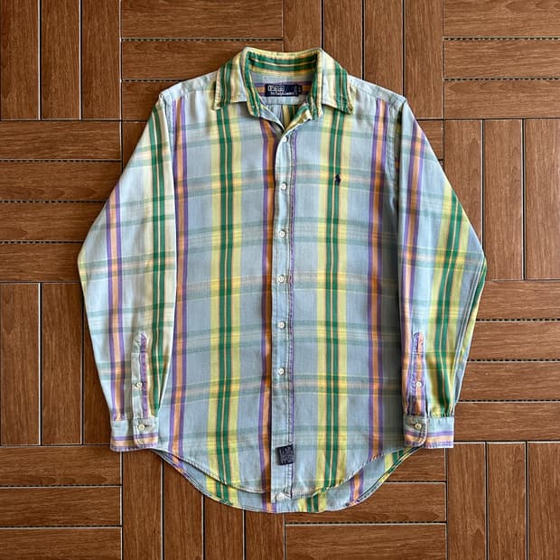Polo Ralph Lauren madras check shirts
