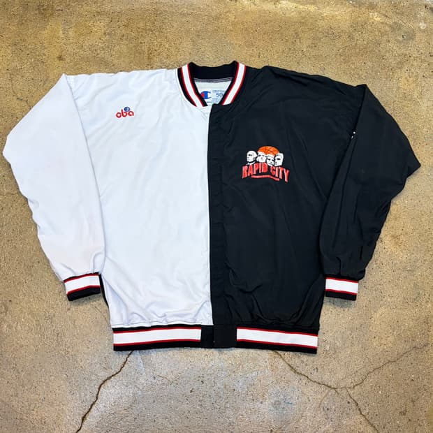 레어 90s USA 빈티지 챔피온 농구 슈팅저지 바람막이