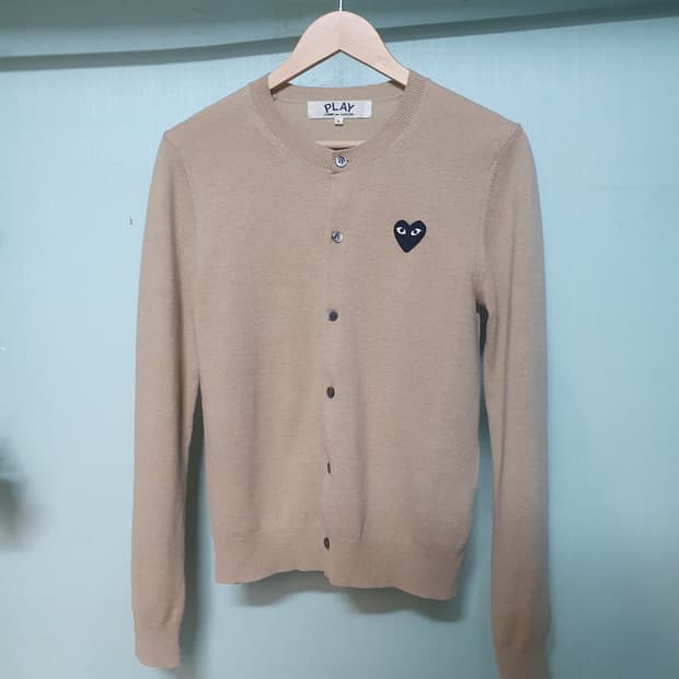 꼼데가르송 블랙와펜 가디건 L