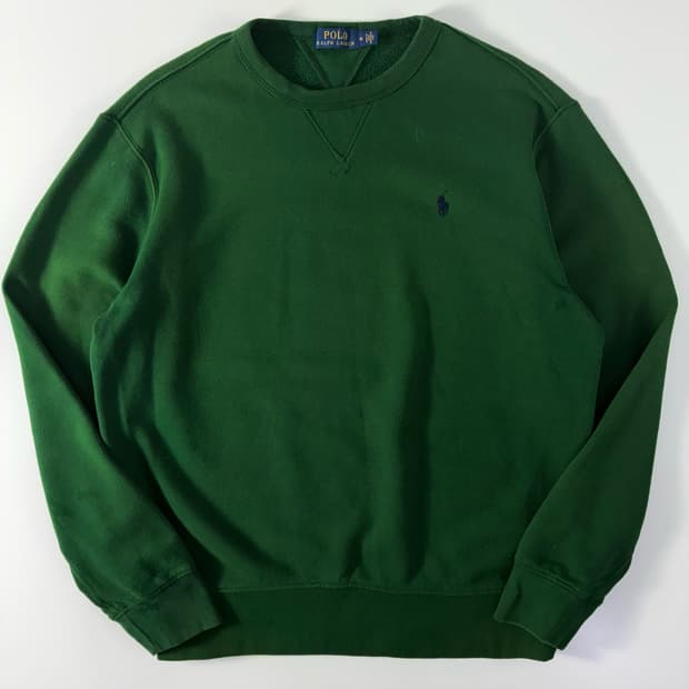 Polo  폴로 랄프로렌 자수 그린 맨투맨 