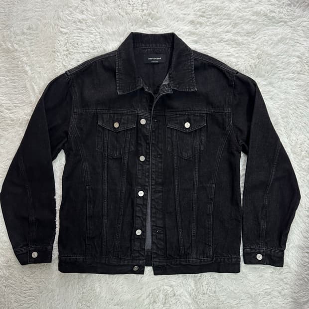 86road Washing denim jacket (Black) M