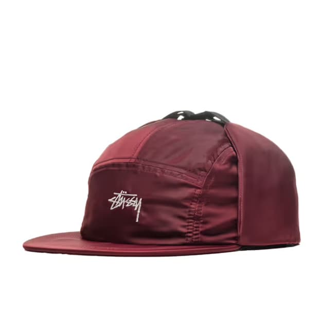 Stussy 스투시 Ear flap Camp Cap S/M 버건디