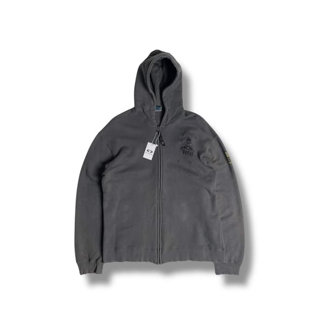 PPFM 홀데미지 밀리터리 집업 후드 