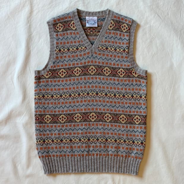 [102-105] 스코틀랜드 Jamiesons 페어아일 니트 베스트