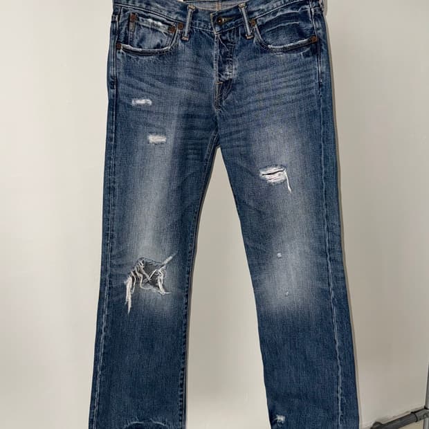 아베크롬비 데님 팬츠