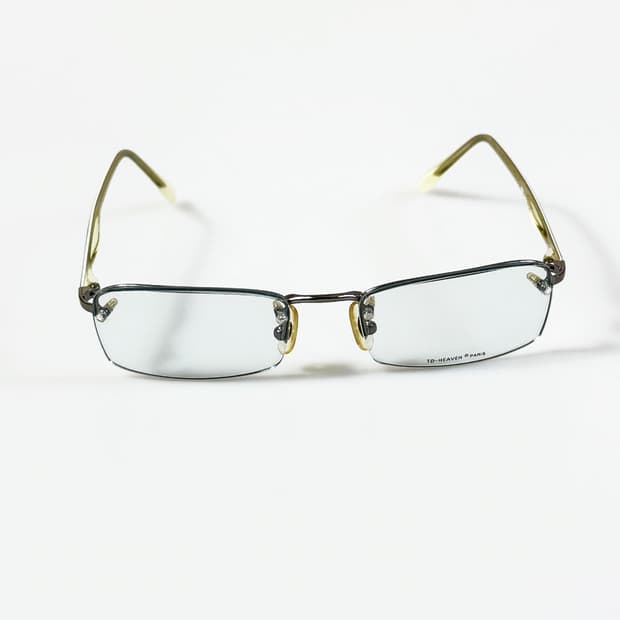 TO-HEAVEN PARIS 무테 스퀘어 메탈 빈티지 안경