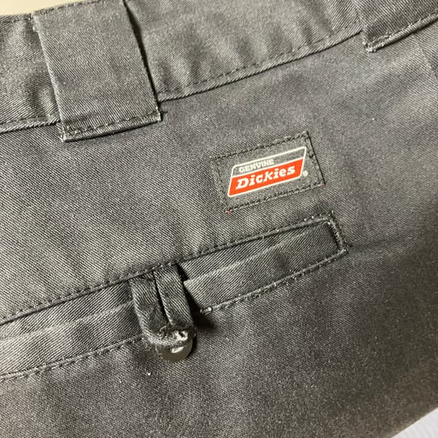 (36 X 30) 디키즈 올드로고 치노팬츠 블랙