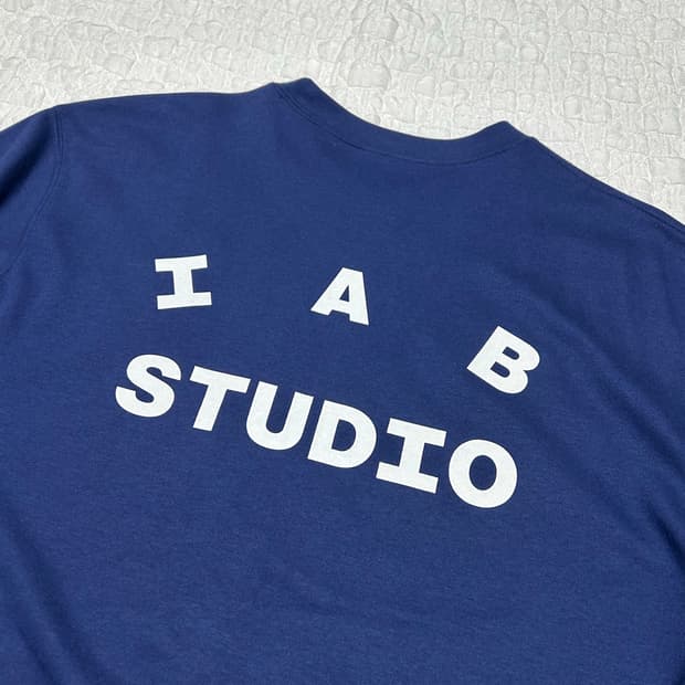 [정품] 아이앱스튜디오 반팔 네이비 iab studio iabstudio