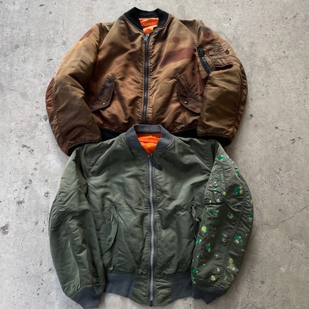 90s AlphaIndustries Custom MA-1(USAMade)