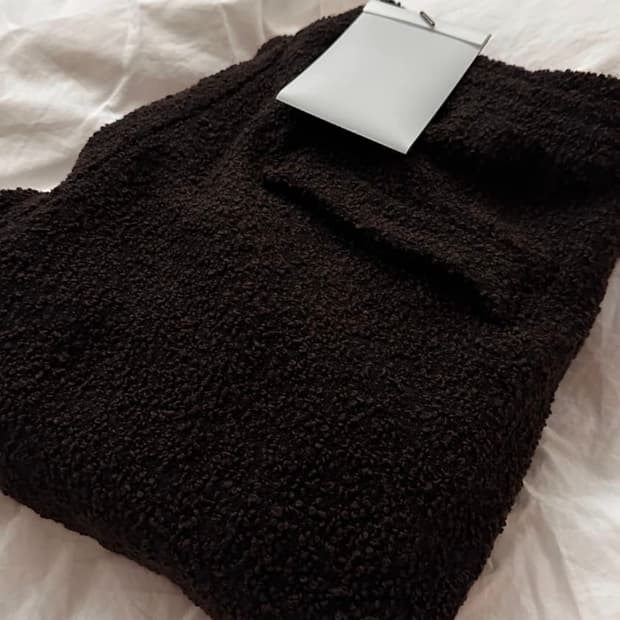 머듈 플레인팬츠 브라운